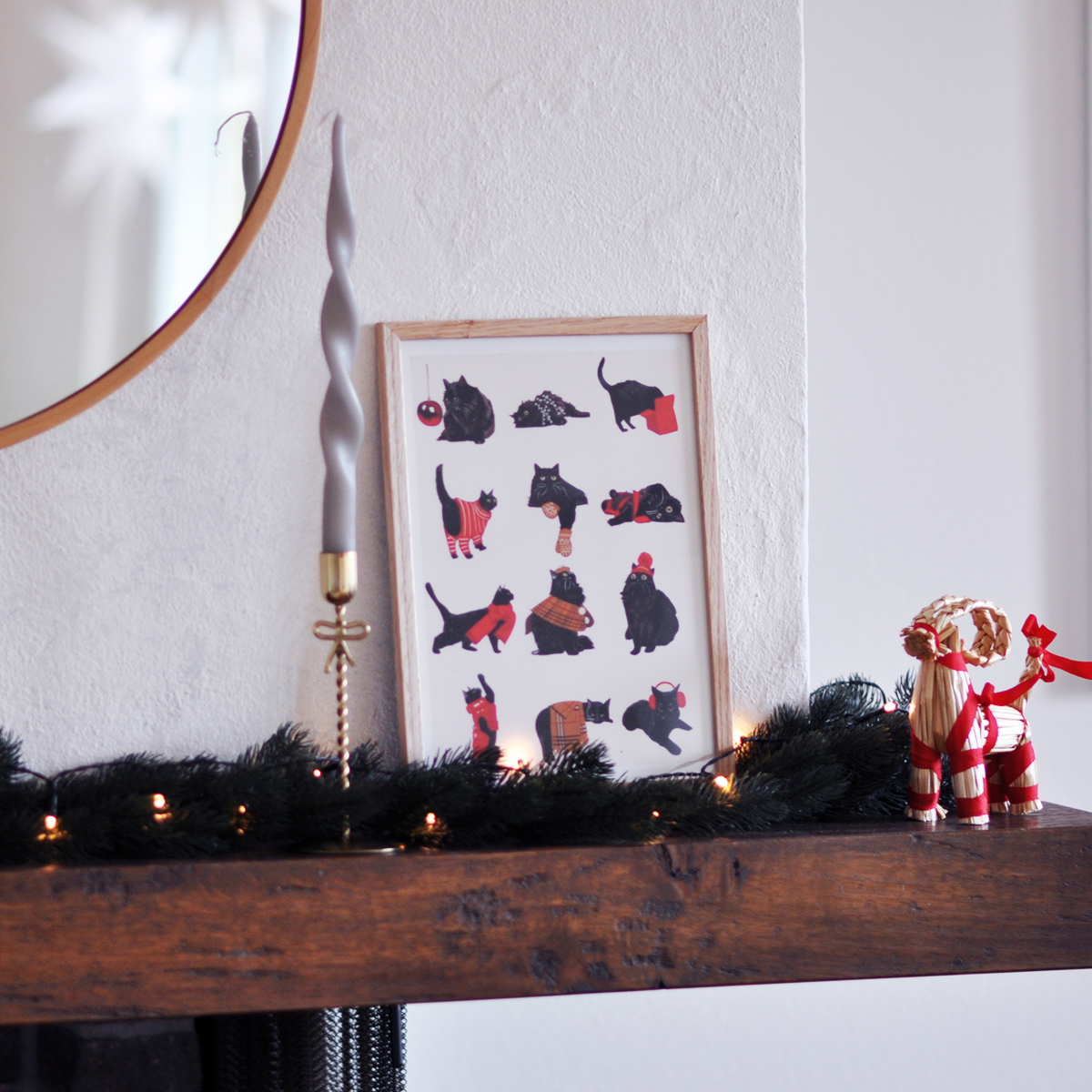 12 Black Cats of Christmas